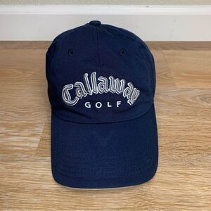 Callaway Golf Men’s Navy Blue Embroidered Adjustable Strapback Hat
